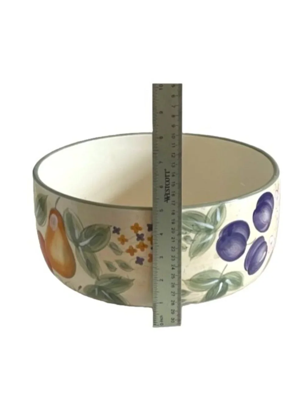 Vintage Target HOME Fruit Grove Large Ceramic Serving Bowl 10.75